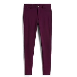 Burgundy Skinny Pant